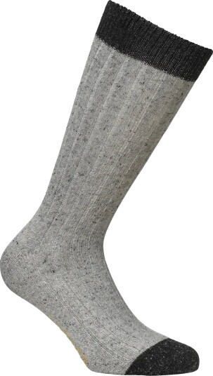 Alpacasocks&Co Merino Silk Rib Crew 1 Pack Grey 45 48 Alpacasocks&Co Merino Silk Rib Crew 1 Pack Grey 45 48