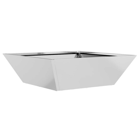  Stål planter Galvanisert stål 50 x 50 x 15 cm Holdbar Rektangulær