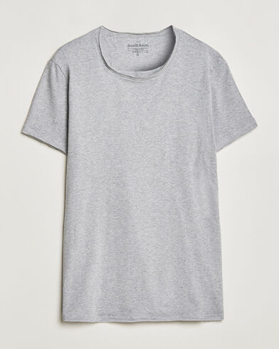 Bread & Boxers Crew Neck Relaxed Grey Melange