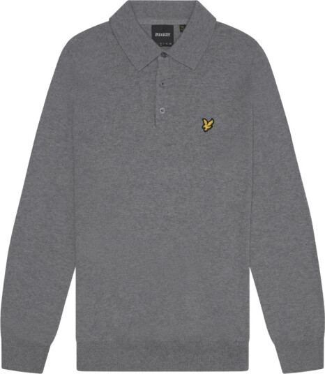 Lyle & Scott Herre Strikkevarer Grå L,
