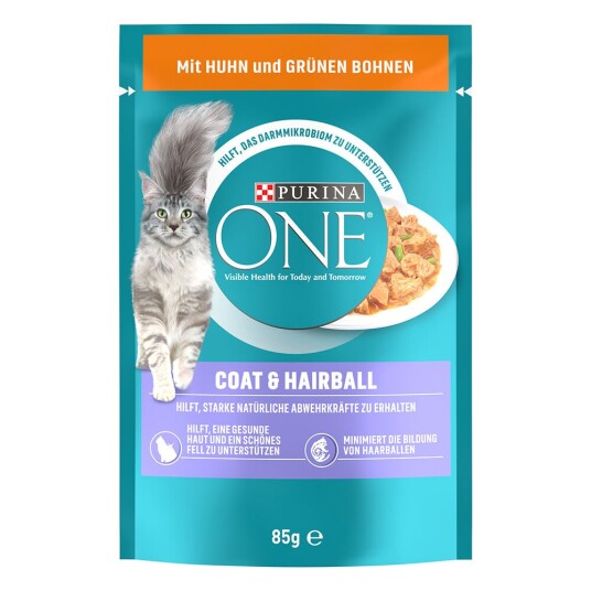 Purina One Coat & Hairball - 26 x 85 g