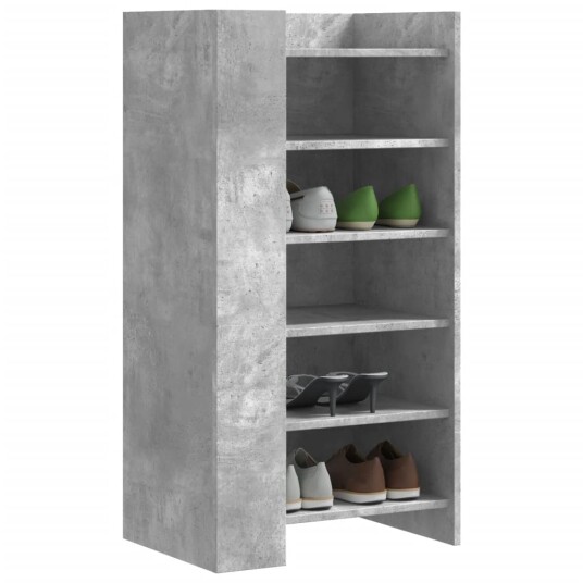  Skoskap betonggrå 52x37,5x100 cm konstruert tre