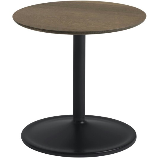 Muuto Soft Sidebord Ø41x40 cm Massiv Røkt Eik / Sort
