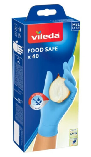 Vileda Food Safe 40 Handkse M/L