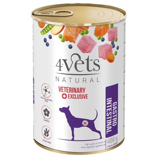 4Vets Natural Dog Gastro Intestinal 400 G 12 X 400 G 4Vets Natural Dog Gastro Intestinal 400 G 12 X 400 G