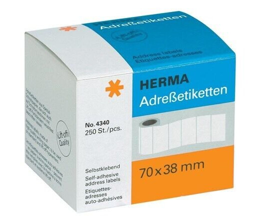 HERMA address labels - 250 label(s) - 70 x 38 mm