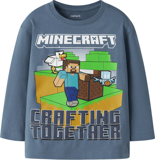 Name It Nmmsyver Minecraft Ls Nreg Top Bfu Blue 116 Name It Nmmsyver Minecraft Ls Nreg Top Bfu Blue 116