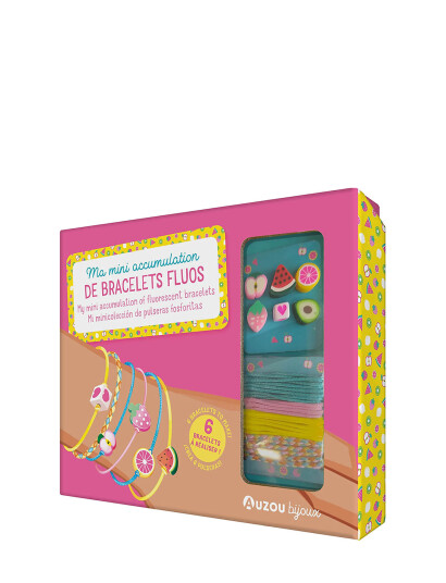 Auzou Jewellery Factory - Fluorescent Bracelets - Multi/patterned - ONE SIZE