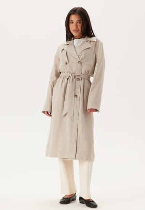 SELECTED FEMME Slfjada Sun Trenchcoat Nomad Detail:melange 36