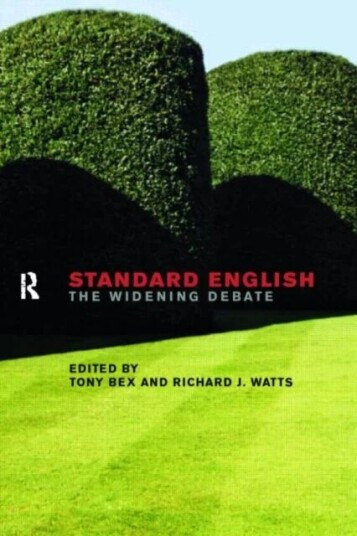 Standard English Av Tony Bex, Richard J. Watts