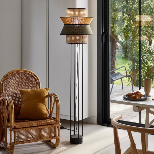 Gulvlampe MARKET SET Singapour DBL Flerfarget Stue Tre Design 157 Flerfarget