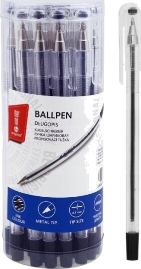 Memobe Kulepenn 0,7 Mm Svart Rør (20 Stk) Memobe Memobe Kulepenn 0,7 Mm Svart Rør (20 Stk) Memobe