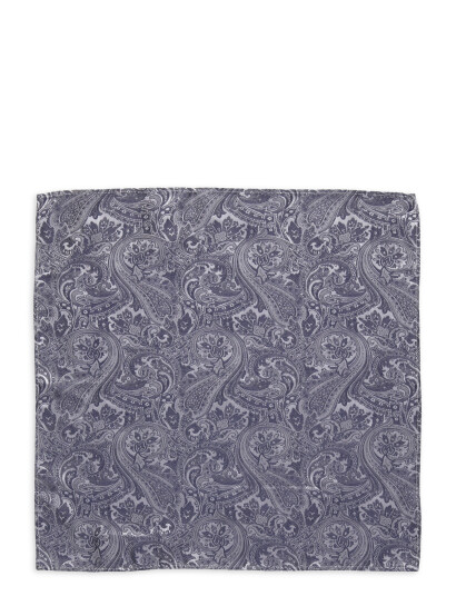 Amanda Christensen Tie & Pocket Square Silver ONE SIZE Amanda Christensen Tie & Pocket Square Silver ONE SIZE