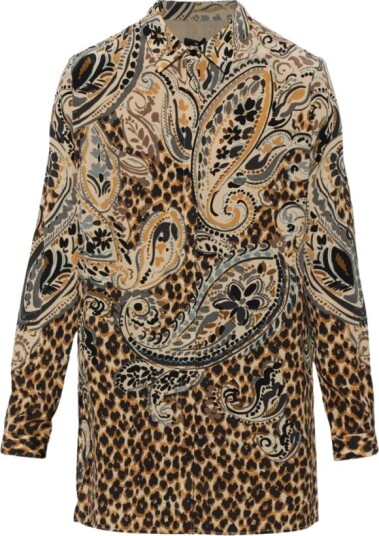 Etro Herre Skjorter Brun XS, Etro Herre Skjorter Brun XS,