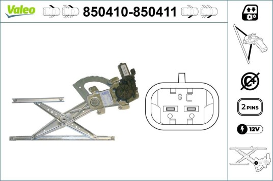 Vindusheis VALEO 850410