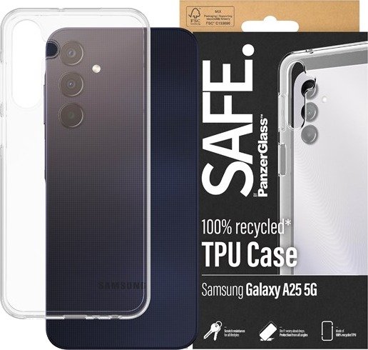 SAFE by PanzerGlass TPU Case Samsung Galaxy A25 5G | Transparent