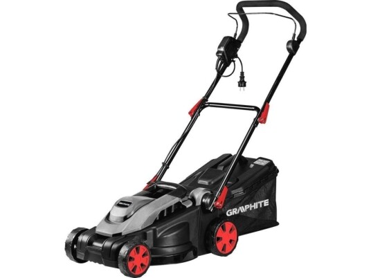 Elektrisk Plæneklipper 1500W Graphite 360Mm Klippebredde Elektrisk Plæneklipper 1500W Graphite 360Mm Klippebredde