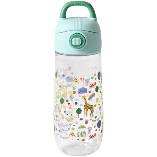 Rice Mint Fun Fair Print Plastic Kids Drinking Flaske 550 Ml