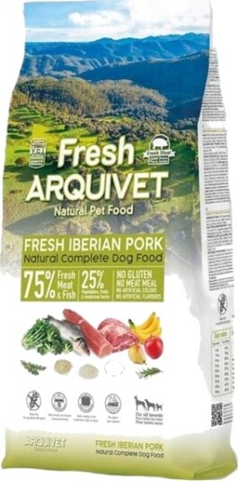 Arquivet Fresh Iberian Pork And Halvfugtigt Hundefoder Fish 10 kg