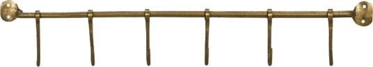 House Doctor Hooks Knaggrekke 9x60,5 cm Messing House Doctor Hooks Knaggrekke 9x60,5 cm Messing