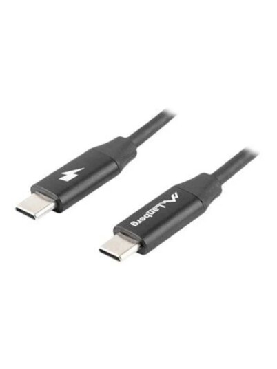 Lanberg USB C to USB C 1m CA CMCM 40CU 0010 BK
