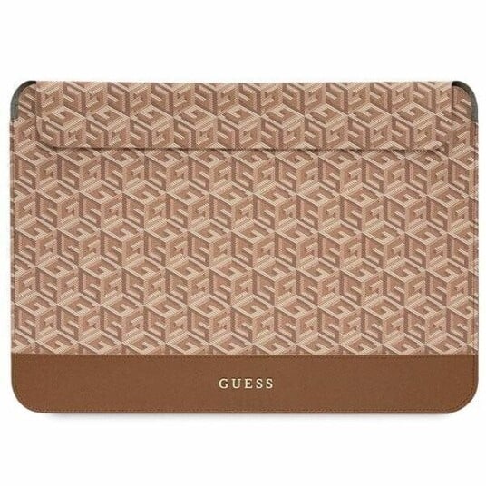 Guess Gcube Stripes Computer Sleeve - Etui Na Notebooka 14" (Brazowy)