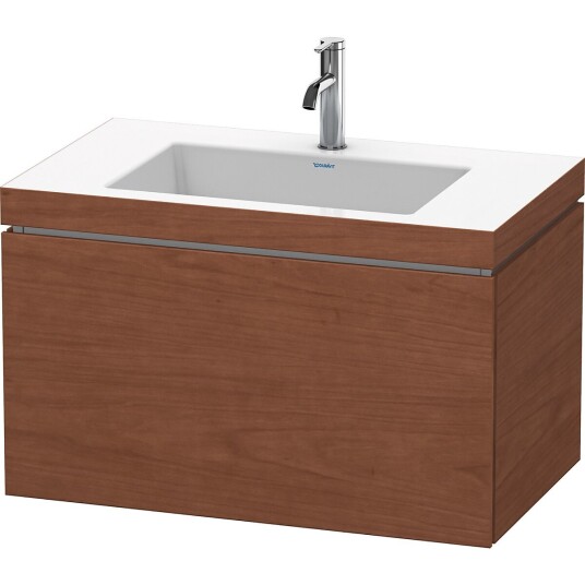 Duravit L-Cube Servantskap m/1 skuff 800x500x480 mm Amerikansk Valnøtt