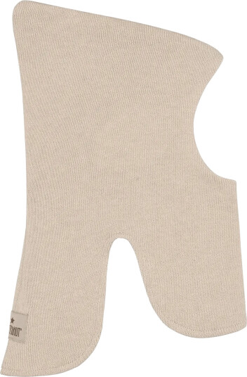 Huttelihut Balaclava Wool Knit Windstop - Beige - 50\12/24M
