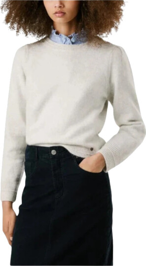Pepe Jeans Dame Strikkevarer Hvit S,