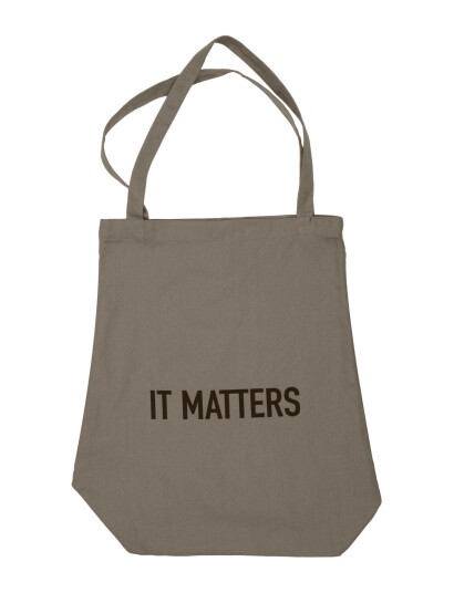 The Organic Company It Matters Bag Grey ONE SIZE The Organic Company It Matters Bag Grey ONE SIZE