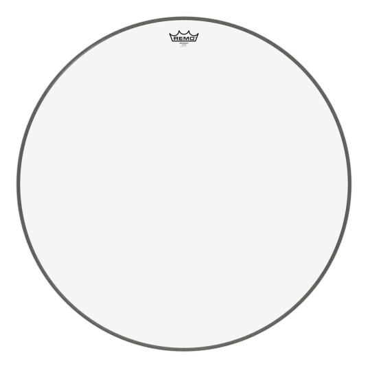 Remo Bb-1328-00- Emperor Clear Bass Drumhead, 28"