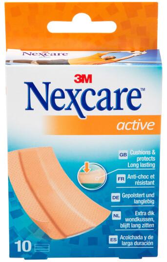 Nexcare Active plaster 10 stk. Nexcare Active plaster 10 stk.