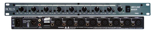Rolls Rm82 8ch Mic/line Mixer Rolls Rm82 8ch Mic/line Mixer
