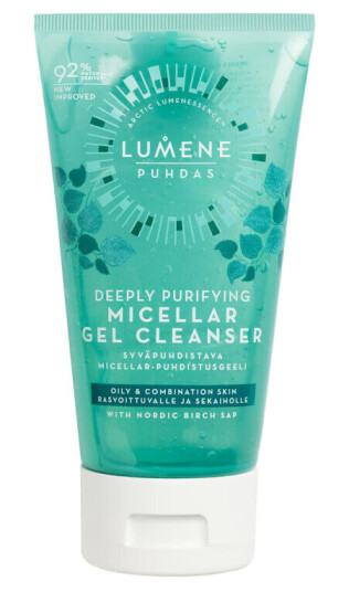 Lumene PUHDAS Deeply PURifying Micellar Gel Cleanser 150ml Lumene PUHDAS Deeply PURifying Micellar Gel Cleanser 150ml