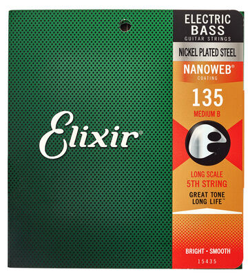 Elixir .135 Bass Einzelsaite