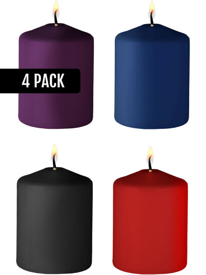 Shots Toys Ouch! Ouch! Tease Candles Mixed Scented 4 stk