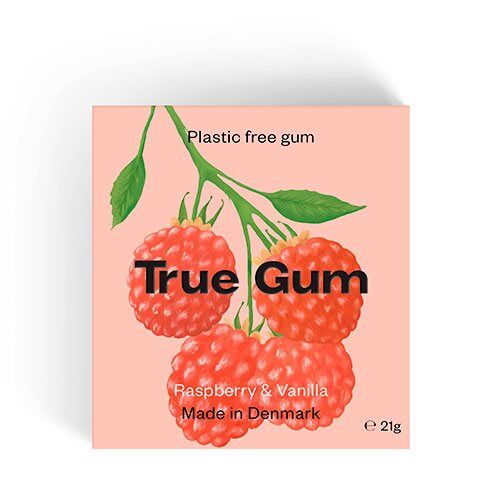True Gum Raspberry & Vanilla Tyggegummi 21 g True Gum Raspberry & Vanilla Tyggegummi 21 g