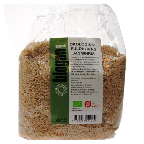 Biogan Jasminris Fullkorn Ø 1 Kg