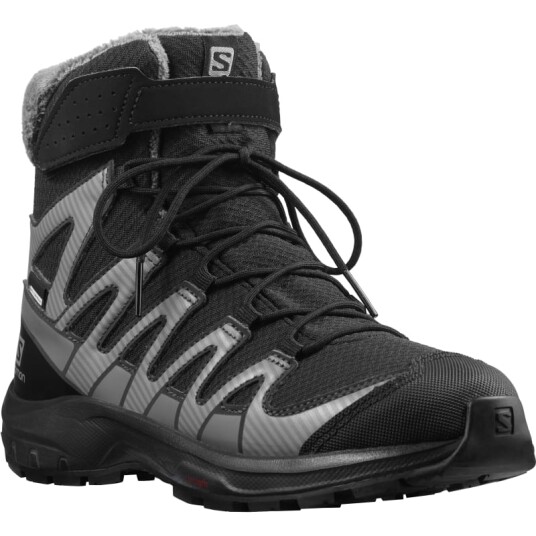 Salomon Juniors' XA Pro V8 Winter CSWP 34, Black/Phantom/Quiet Shade Salomon Juniors' XA Pro V8 Winter CSWP 34, Black/Phantom/Quiet Shade