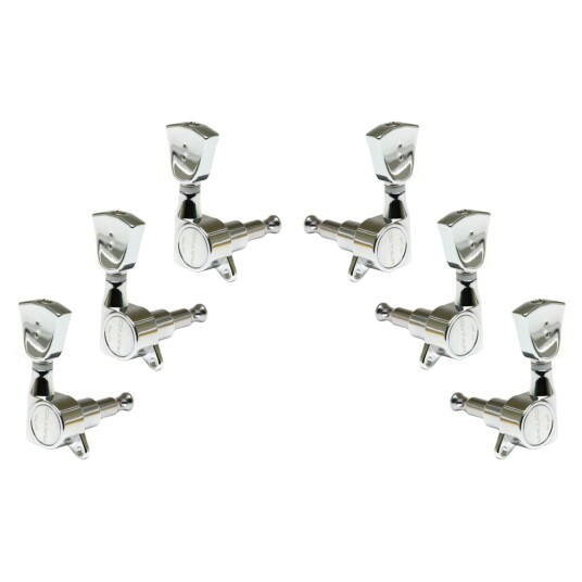 Graph Tech Prn-4341-C0 Ratio Electric Guitar Machine Heads 3+3 - Chrome