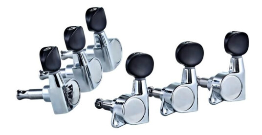Ortega Guitars Ortega Otmeg33-Cr Mekanikk Elgitar 3+3, Chrome