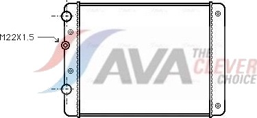 AVA COOLING SYSTEMS VN2129 Radiator motorkjøling
