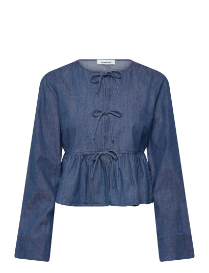 Soaked in Luxury Slchamy Shirt Blouse Blue L Soaked in Luxury Slchamy Shirt Blouse Blue L