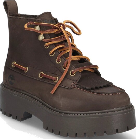 Timberland Mid Lace Up Boot - DK BRN NUBUCK - 36