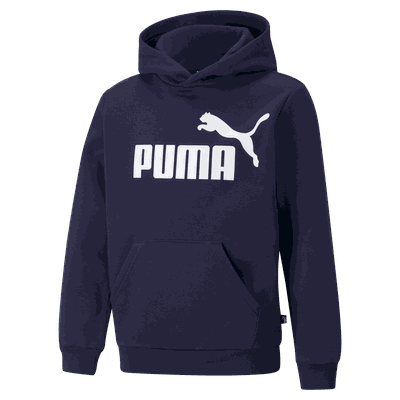 Puma ESS Big Logo Hoodie FL B hettegenser junior Blå 110