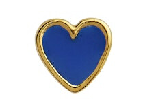 Petit Love Heart Cobalt Blue Enamel Forgylt-Sølv Sterling 925 Onesize Petit Love Heart Cobalt Blue Enamel Forgylt-Sølv Sterling 925 Onesize