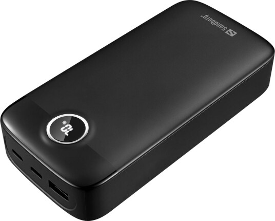 Sandberg Semi-Solid-State Powerbank 20000 mAh USB-C Svart Sandberg Semi-Solid-State Powerbank 20000 mAh USB-C Svart