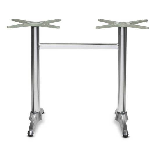 Merx-team Valencia bordstativ Aluminium 108 x 58 cm Grå