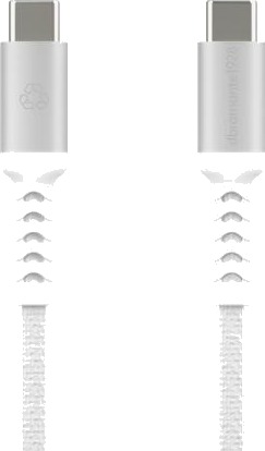 dbramante1928 Bulk Braided Cable 2.5m USB-C/USB-C 100W Grey