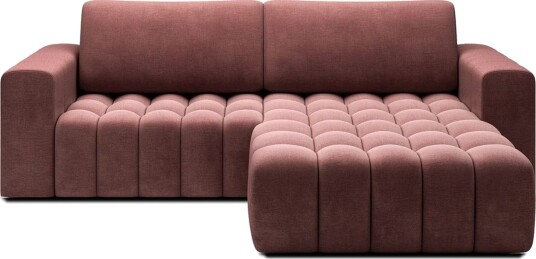 Seksjon Eltap Bonett 250x175x92 cm Monolith 63 Rosa Høyre